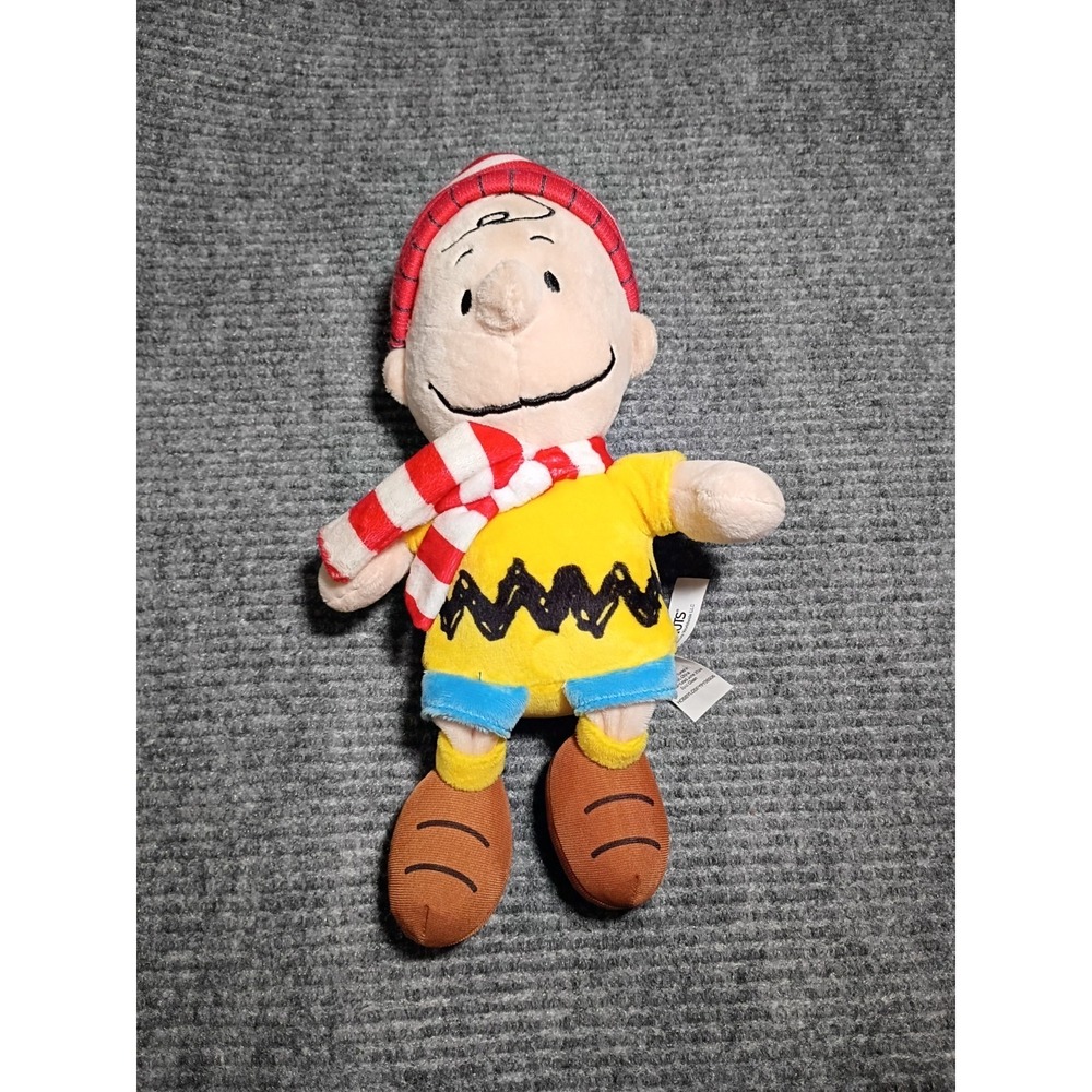 Ruz Hobby Lobby Peanuts Holiday Charlie Brown Plush About 14‎ Inches Long